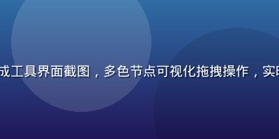 色导航新收录渐变色生成工具界面截图，多色节点可视化拖拽操作，实时生成 CSS 渐变代码